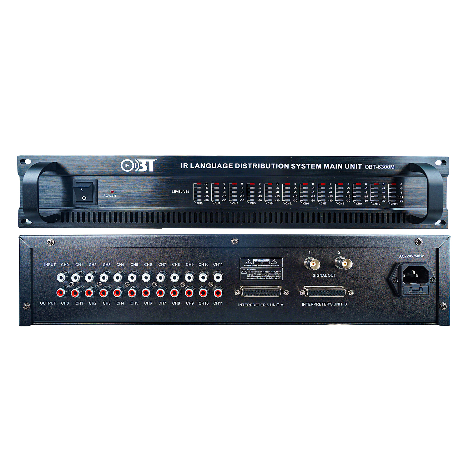 會議系統無線同傳發射主機 OBT-6300M